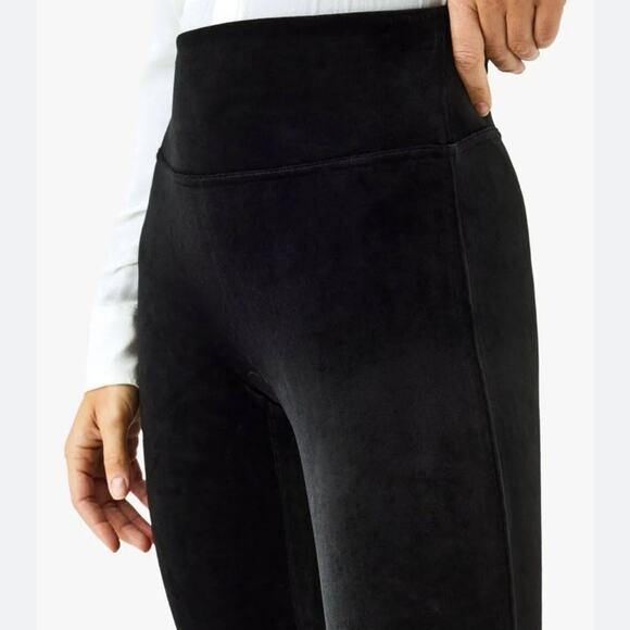 Spanx New Black Velvet Women's XS Shaping Leggings - Picture 7 of 14